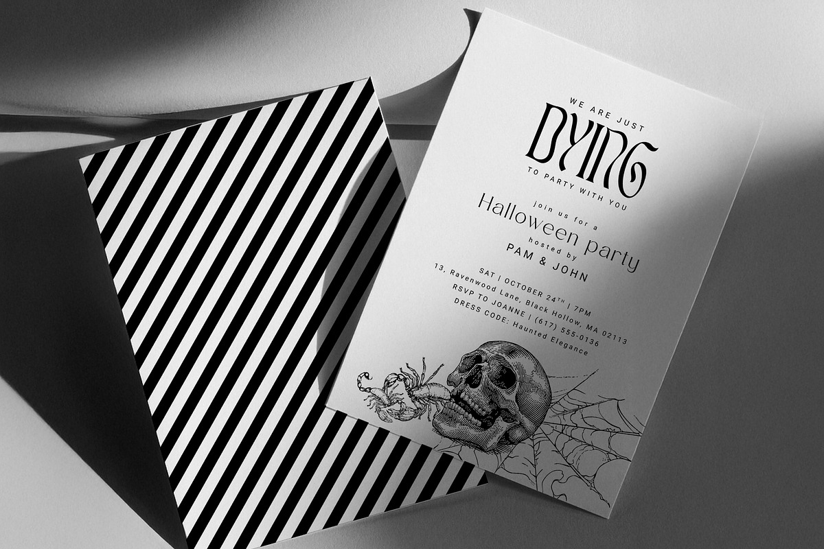 Editable Halloween template preview 2