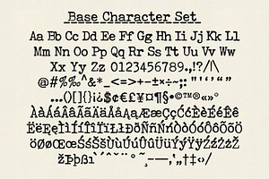 Clerk Typewritten Display Type!