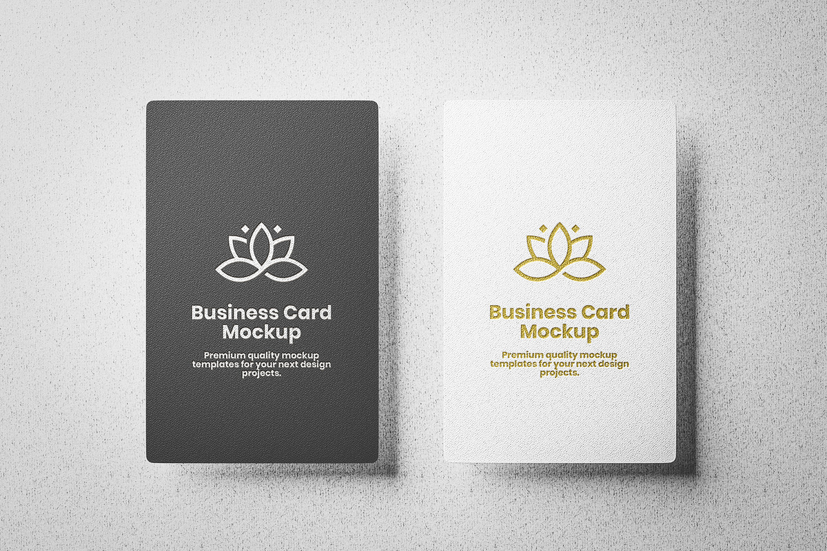 Premium Business Card Mockup, a Business Card Template by Designer Dude