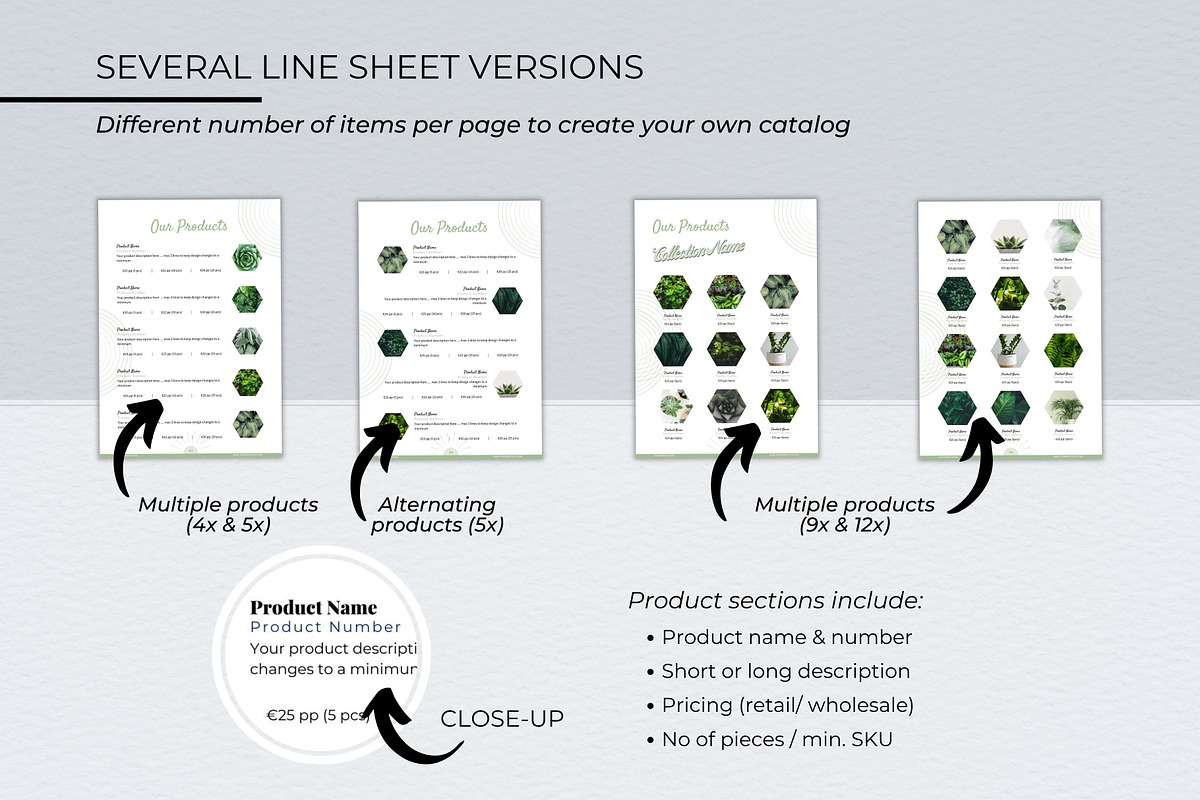 Product Catalog Template for Canva preview 4