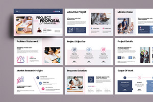 Project Proposal Presentation Design, a Presentation Template by MightyDesign