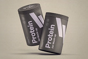 Protein Tall Jar Mock-up, a Packaging Mockup by zippypixelstudio (Thumbnail 8 of 12)