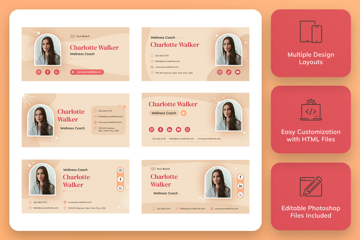 Email Signature - Freelancers, an Email Template by Brandify Studio (Photo 2 of 3)