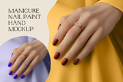 Manicure Nail Paint Hand Mockup, an Advertising Mockup by Northern Kraft (Thumbnail 2 of 4)