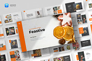 Food & Restaurant Keynote Template, a Presentation Template by fluffstudio (Thumbnail 1 of 5)
