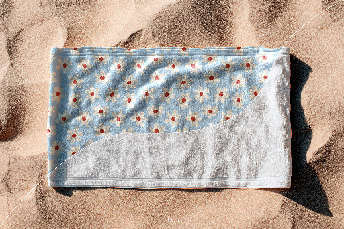 Beach Towel Mockup, a Household Mockup by Trissa (Photo 3 of 7)