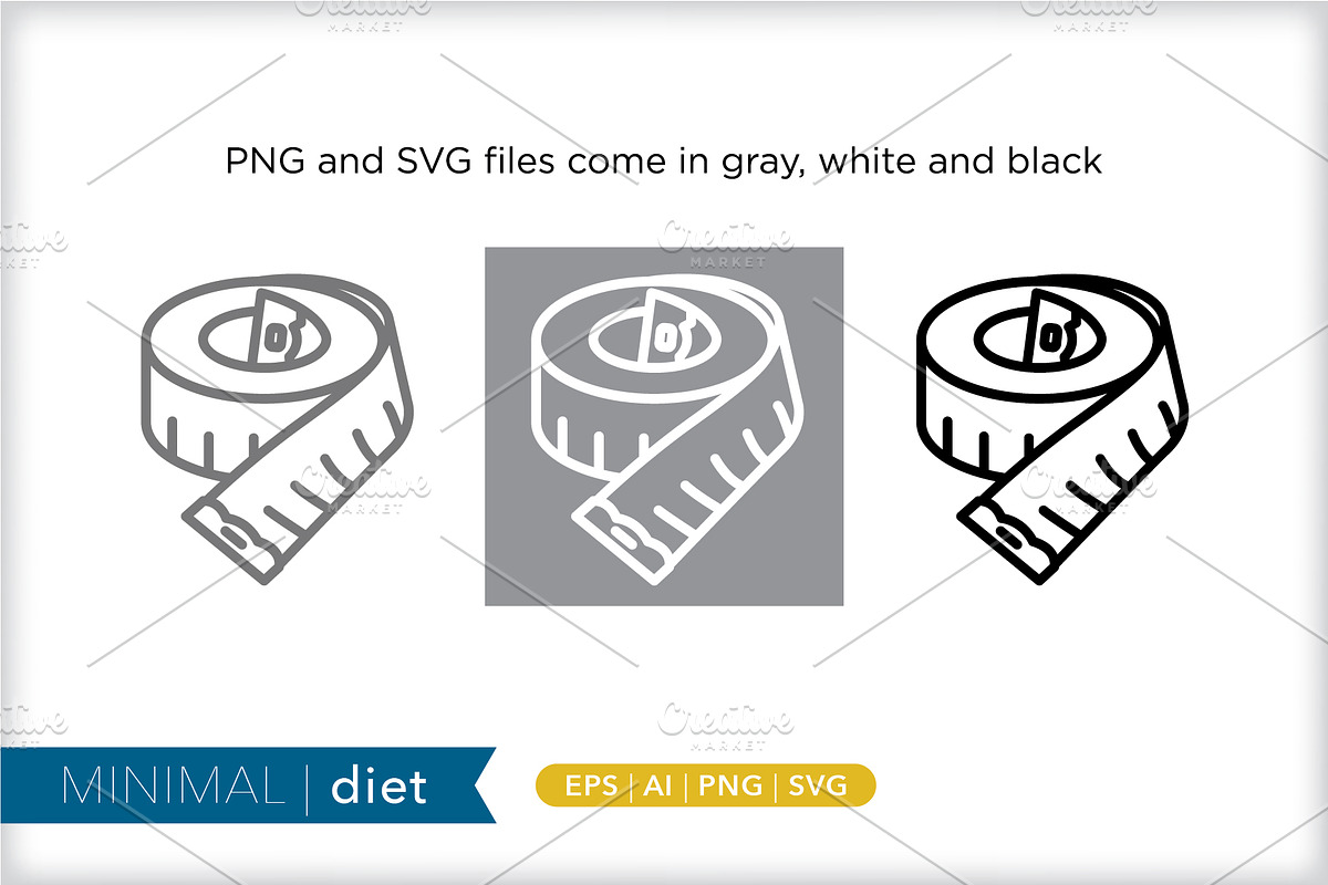 Minimal diet icons, an Outline Icon by Picture Window (Photo 2 of 5)