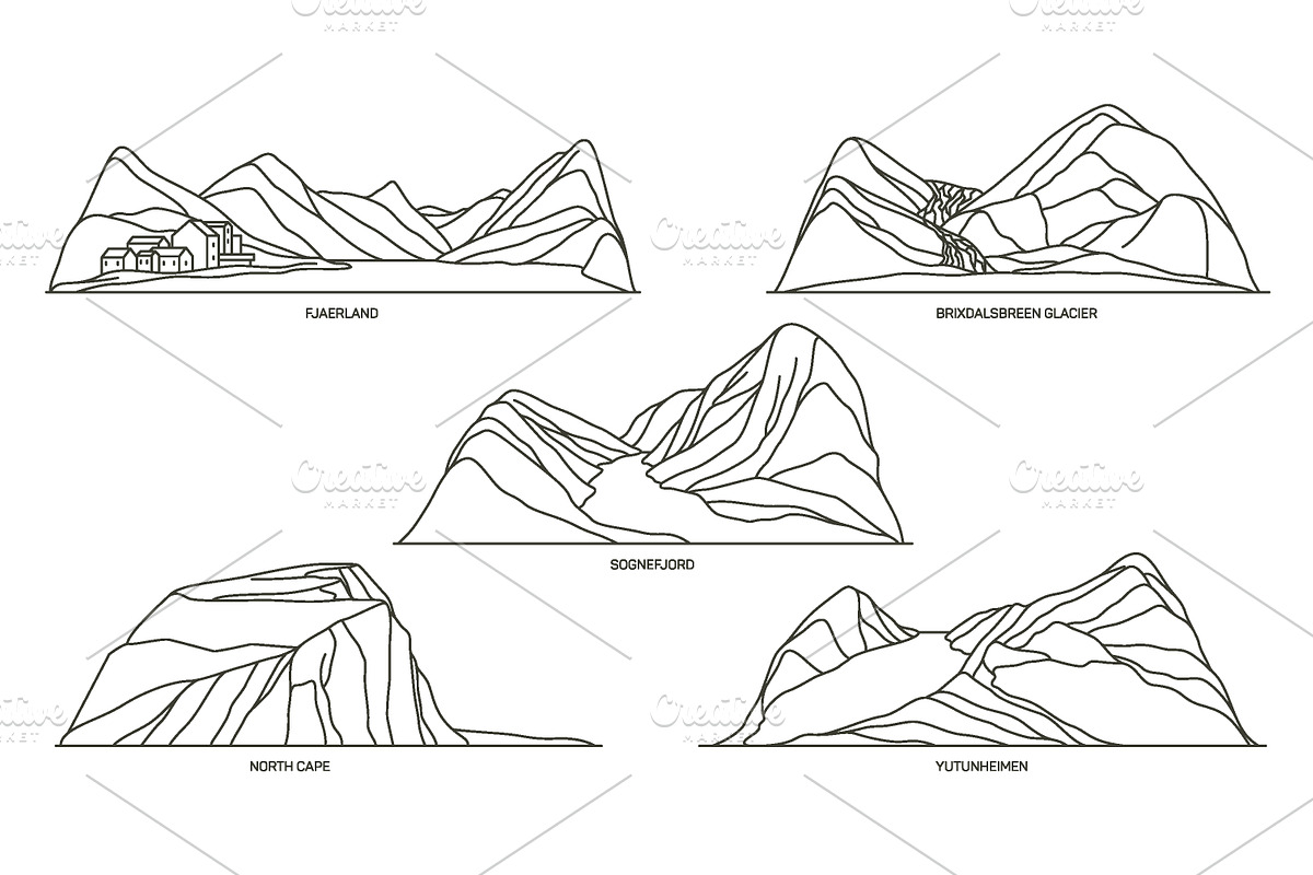 Natural sights of Norway, an Illustration by GenziWorkshop (Photo 10 of 13)