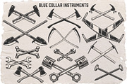 Skull creator (Blue collar edition), a Branding & Logo Template by DGIM studio (Thumbnail 4 of 7)