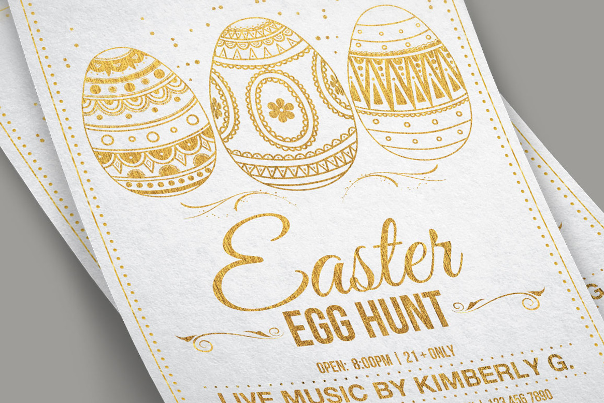 Easter Flyer Template, a Flyer Template by Briell Design (Photo 3 of 3)