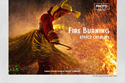 Fire Burning Effect Overlays, a Brushes & More by PhotoSpirit (Thumbnail 1 of 10)