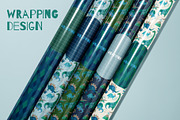 DINOSAUR watercolor pattern, a Pattern Graphic by watercolor kamill (Thumbnail 6 of 11)