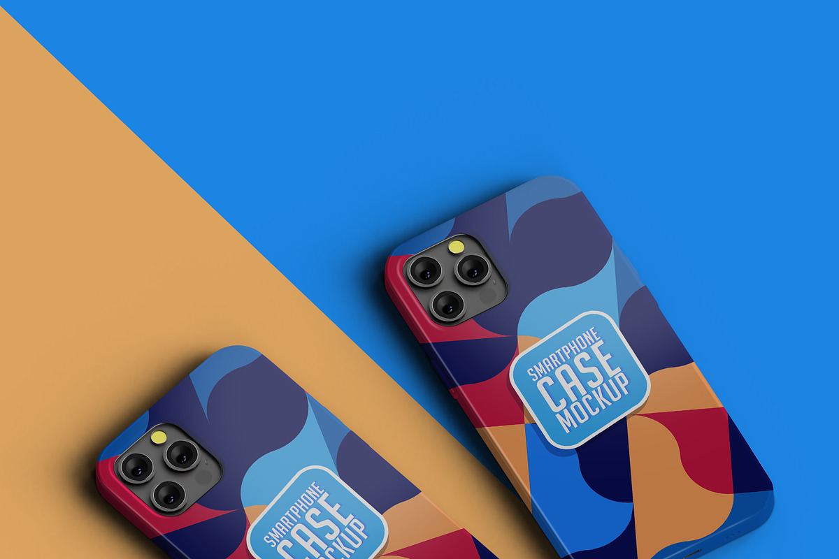 Realistic Smartphone Case Mock-up, a Print Template by Propex (Photo 6 of 8)