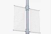 Vertical Pole Banner Mockup, an Advertising Mockup by graphicsauce (Thumbnail 2 of 3)