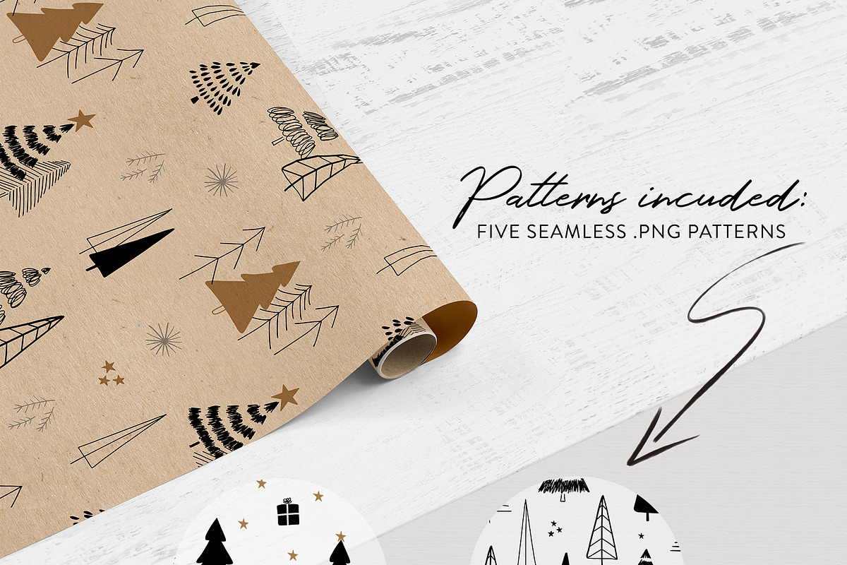 Scandinavian Christmas Trees & More, an Illustration by amber&ink (Photo 5 of 6)
