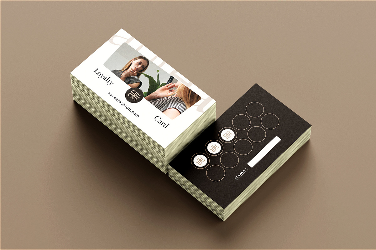 Aurea - Loyalty Card, a Print Template by Fannan Studio (Photo 3 of 3)