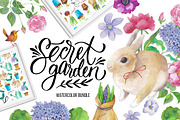 Secret garden: big watercolor bundle, an Object Graphic by Beauty Drops (Thumbnail 1 of 5)