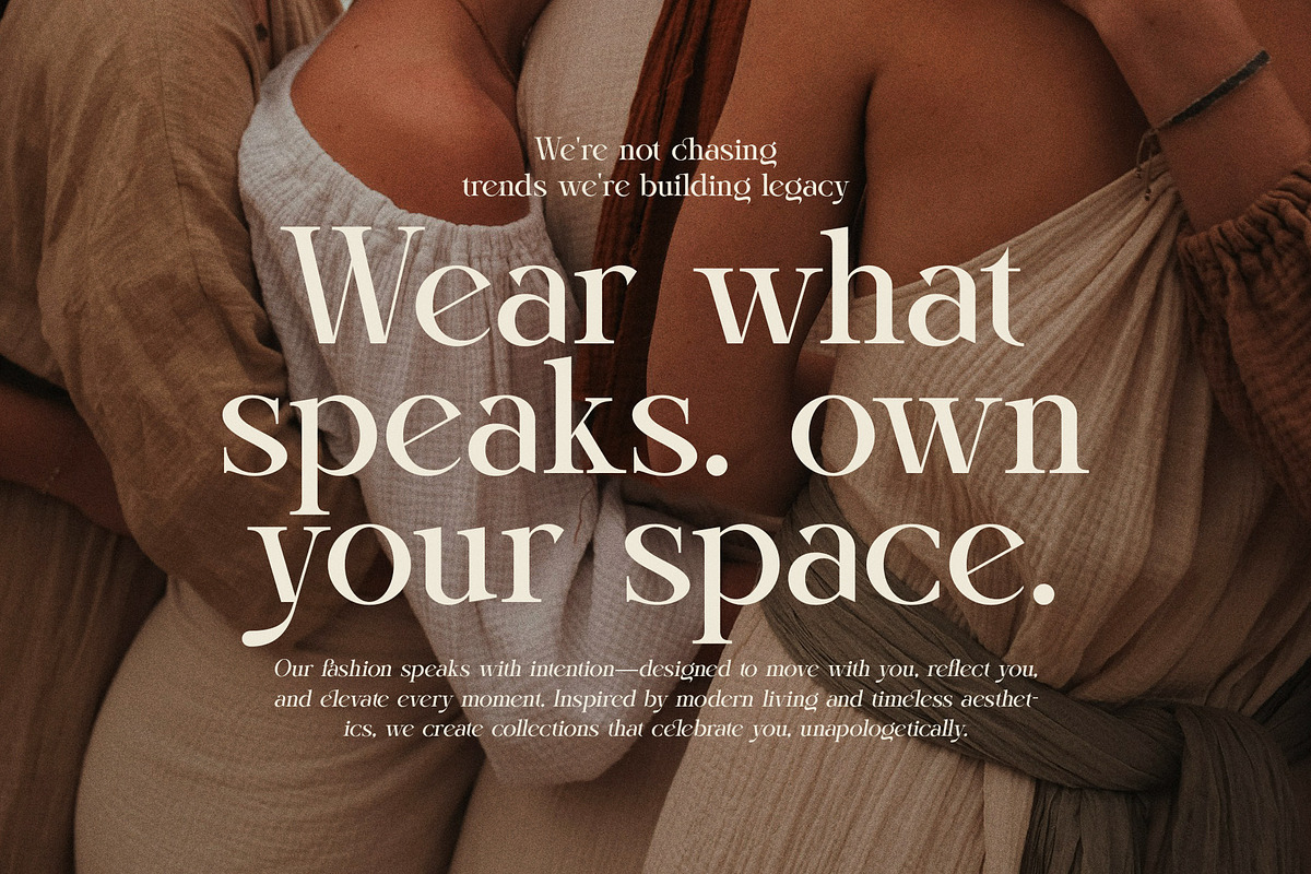 Encho Modern Serif Font, a Serif Font by Graphicxell (Photo 4 of 8)
