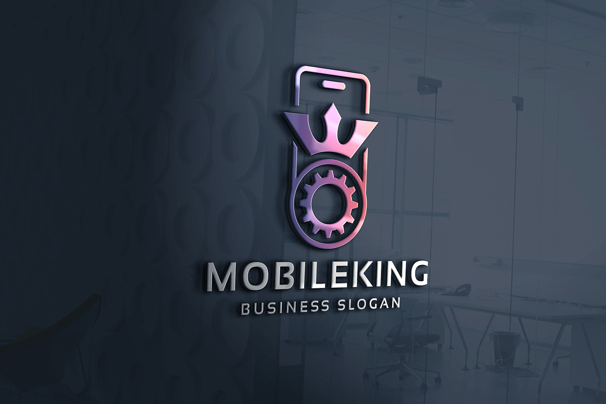 Mobile King Service Logo, a Branding & Logo Template by Design_Planet (Photo 3 of 4)