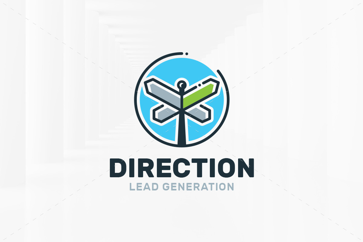 Direction Logo Template, a Branding & Logo Template by LOGOMAGINE