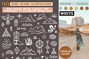 Western Bundle Clipart And Patterns