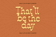 Determite Country - Display Typeface, a Font by Letterhend Studio (Thumbnail 8 of 9)