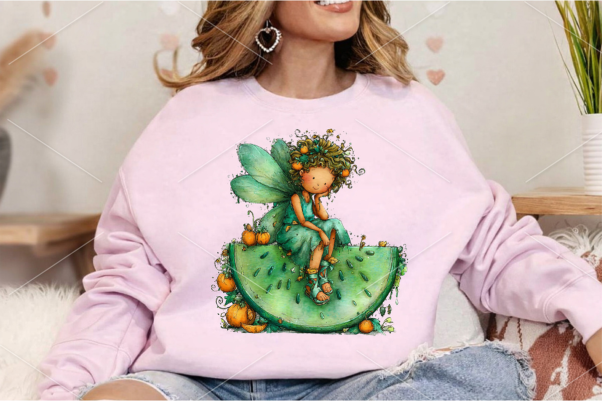 Whimsical Summer Fairy Clipart PNG, a Seasonal Illustration by Canvas Craft (Photo 4 of 6)