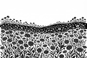 60 Daisy Flower Field Silhouette, a Seasonal Illustration by Amazin_art (Thumbnail 20 of 35)