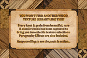 Wood Textures & Pyrography Effects, a Layer Style Add-On by The Artifex Forge (Thumbnail 2 of 16)