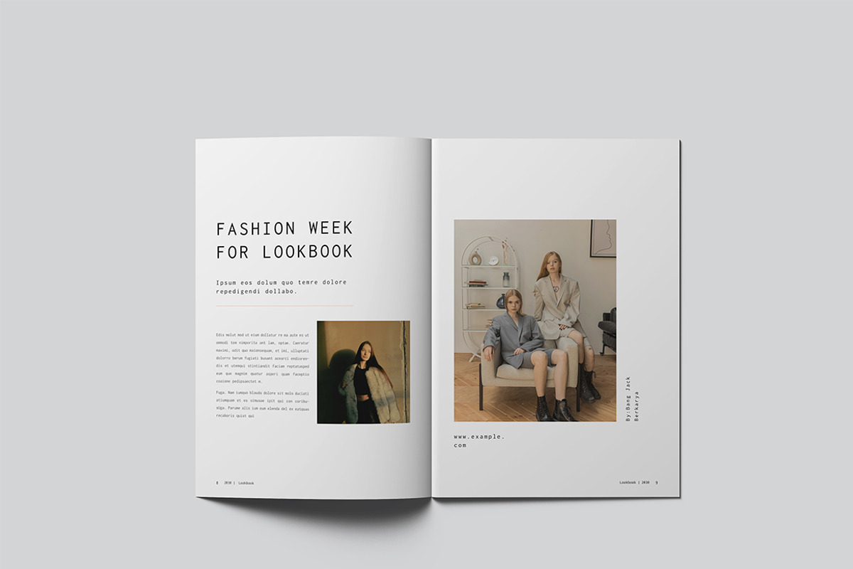 Fashion Lookbook Template, a Brochure Template by Alhaytar (Photo 5 of 12)