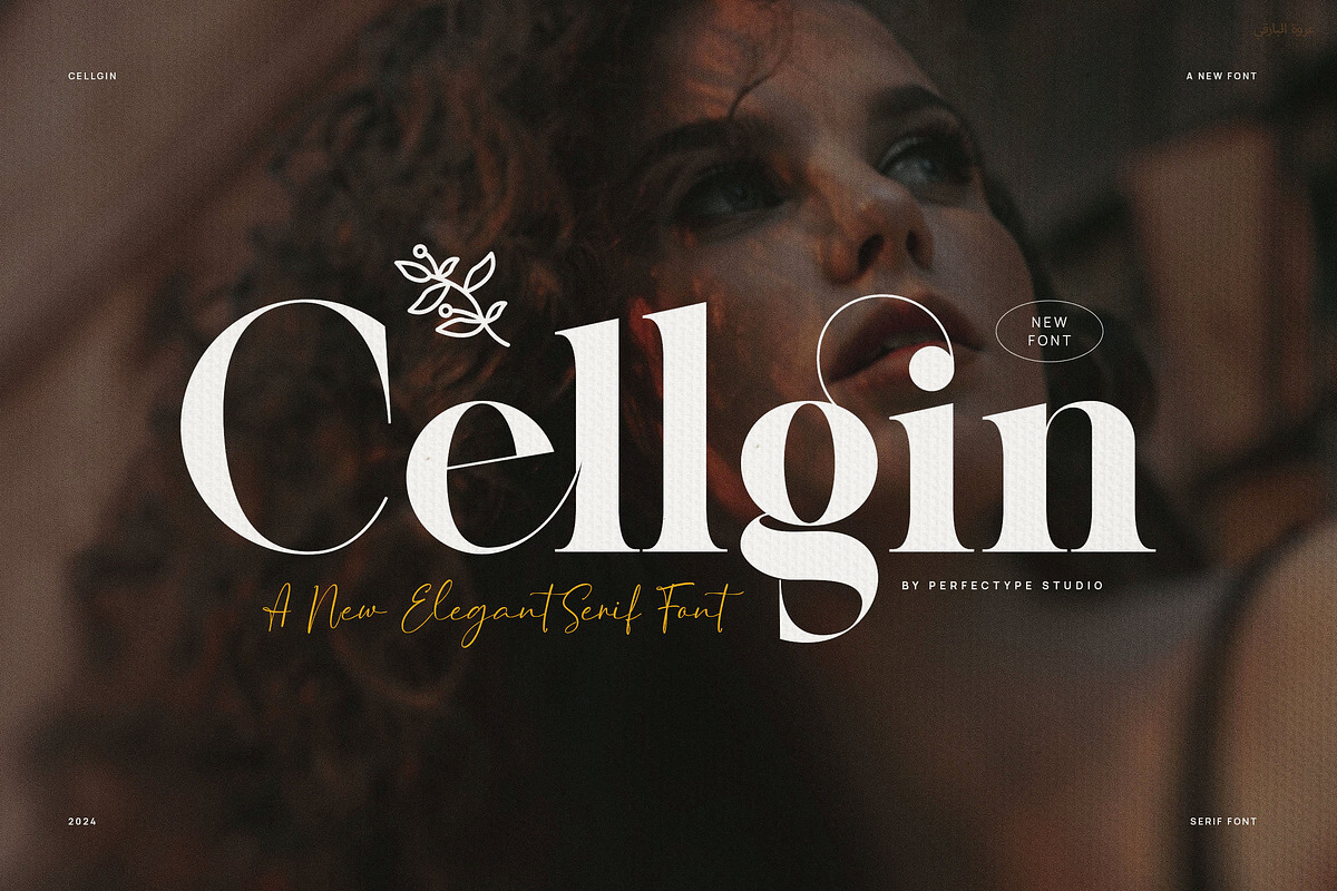 Cellgin Elegant Ligature Serif Font, a Serif Font by Perfectype (Photo 1 of 6)