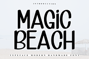 Magic Beach, a Font by InermediaSTUDIO (Thumbnail 1 of 6)