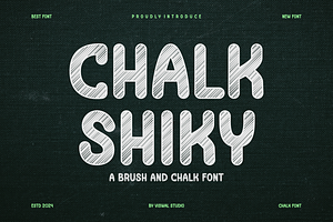 Chalk Shiky - Playful Font
