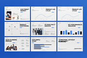 White Blue Sales Strategy Plan PPT, a Presentation Template by graphicook (Thumbnail 5 of 8)