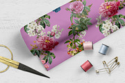 Pink  roses seamless patterns, a Pattern Graphic by NastiaDesignsPrints (Thumbnail 7 of 10)