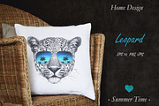 Leopard / Summer Time, an Animal Illustration by Victoria_Novak (Thumbnail 2 of 3)