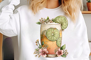 Watercolor Summer Beer Clipart, an Illustration by SinaCreation (Thumbnail 7 of 9)