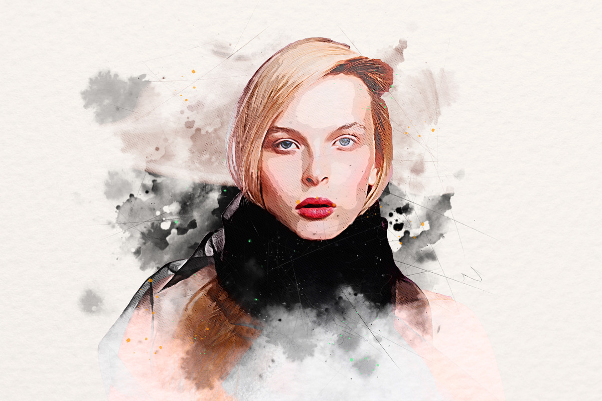 Watercolor Photo Effect, a Layer Style Add-On by dx_vect (Photo 3 of 3)