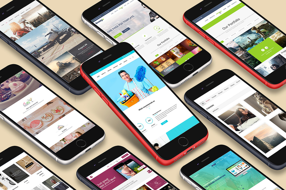 3D iPhone Presentation Mock-Up 23, an iPhone Mockup by Graphicsworld125 (Photo 3 of 10)