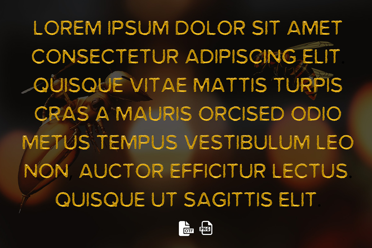 Ms Honey Bitmap Font & PNGs, a Symbol Font by Creative Graphics (Photo 5 of 6)