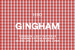 Gingham and Micro Dot Patterns