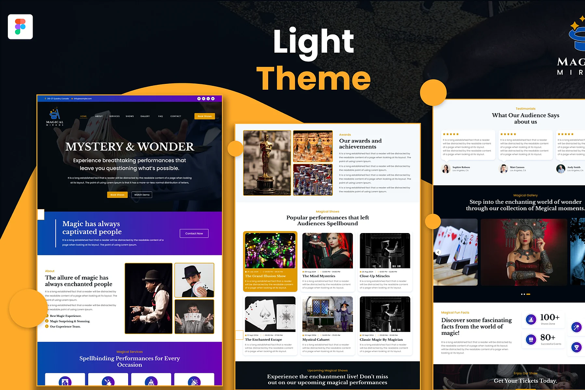 Magical Mirage | One Page Figma, a Marketing Template by Lucid_Solutions (Photo 2 of 3)