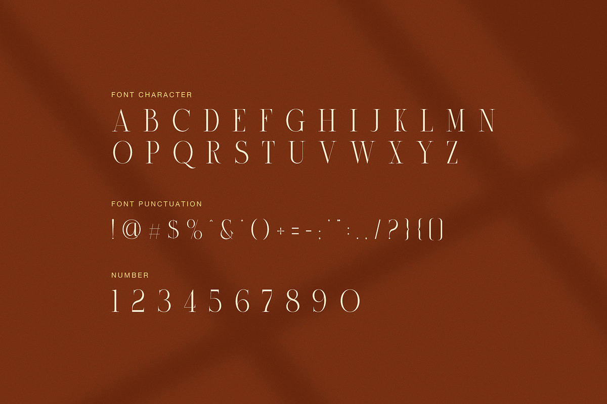 Sugari Luxury Swash Serif Font, a Serif Font by Perfectype (Photo 7 of 8)
