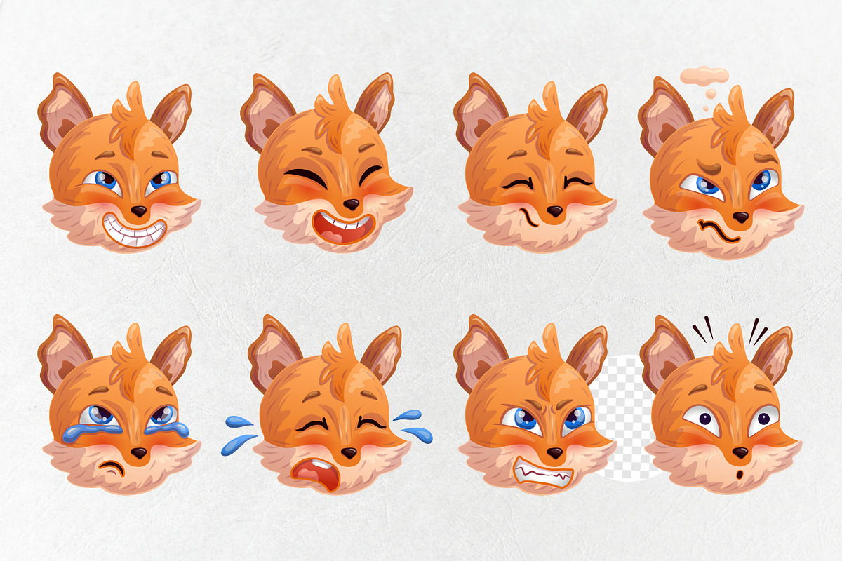 Fox character. Vector clipart, an Animal Illustration by VaraNa Art