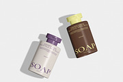 120ml Soap Dispenser Bottle Mockup, a Packaging Mockup by Unerispace (Thumbnail 4 of 5)