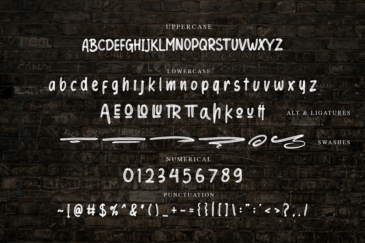 CRACKLINE - Brush Font, a Script Font by NTC Graphic (Photo 8 of 9)