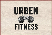 10 Vintage Gym Fitness Logo Badge, a Healthcare Illustration by Artivon (Thumbnail 10 of 11)
