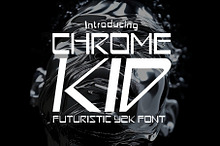 ChromeKid - Futuristic Y2K Font