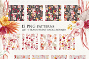 Autumn tropics floral set, a Decorative Illustration by Antikva17 (Thumbnail 3 of 7)