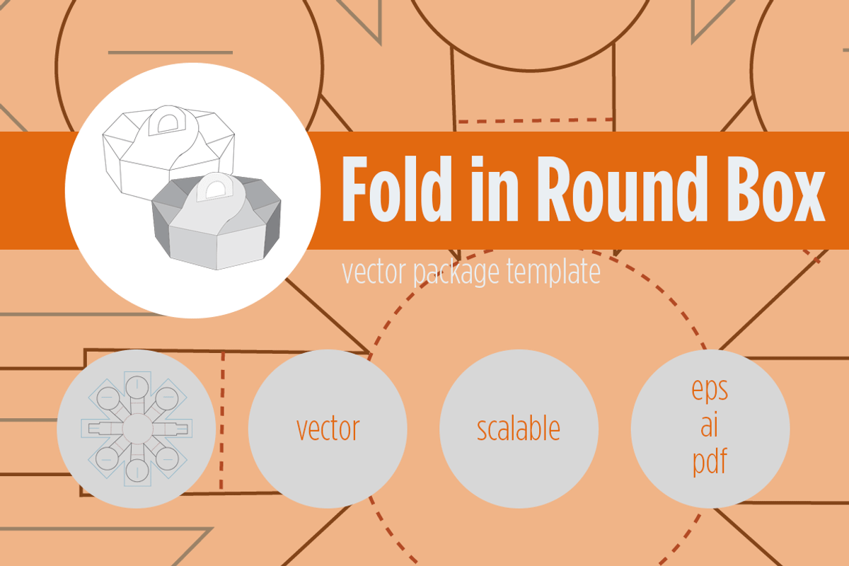 Fold In Round Box, a Templates & Theme by annford (Photo 1 of 2)